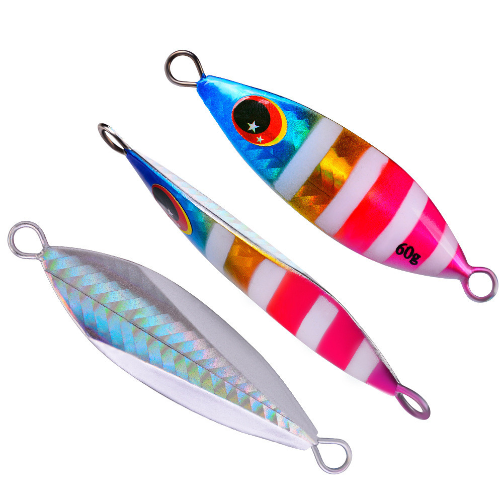 Fishing Lure Spoon - Metal lento gabarito isca dura artificial
