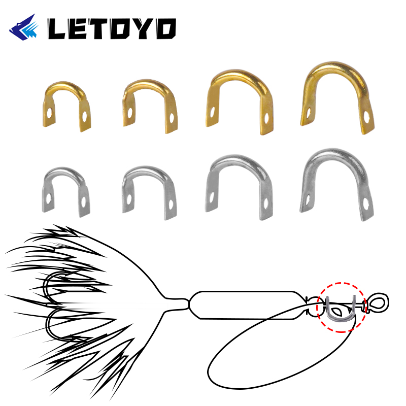 Letoyo 100 peças de presilhas  - Fishing Lure Spoon avaliação e preço