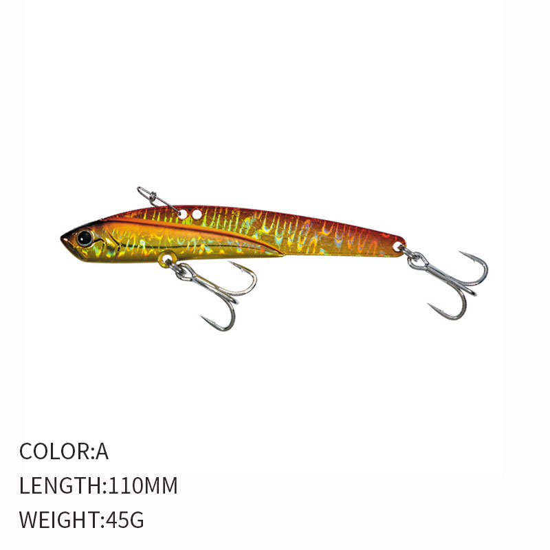 Nova isca de pesca vib 110mm 4 - Fishing Lure Spoon avaliação e preço