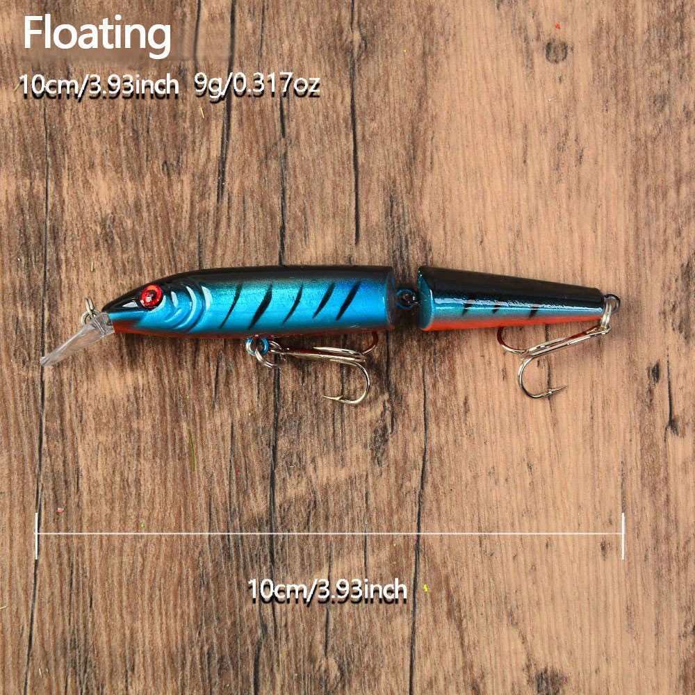 5 peças de Iscas Flutuantes Ti - Fishing Lure Jerkbait avaliação e preço