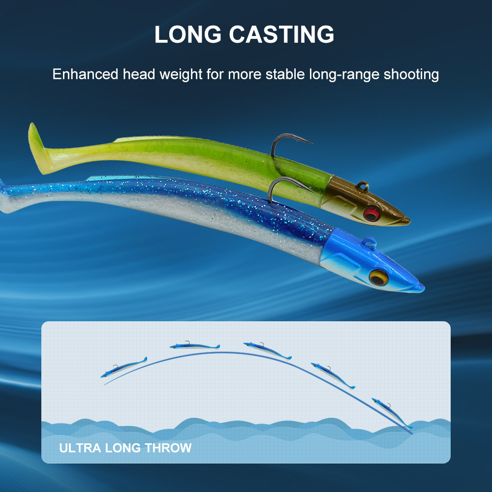 ESFISHING Iscas de Pesca Macia - Fishing Lure Soft Plastic avaliação e preço