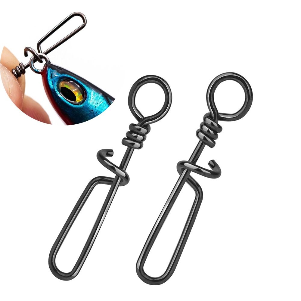50 pçs pacote de aço inoxidáve - Fishing Lure Accessories avaliação e preço