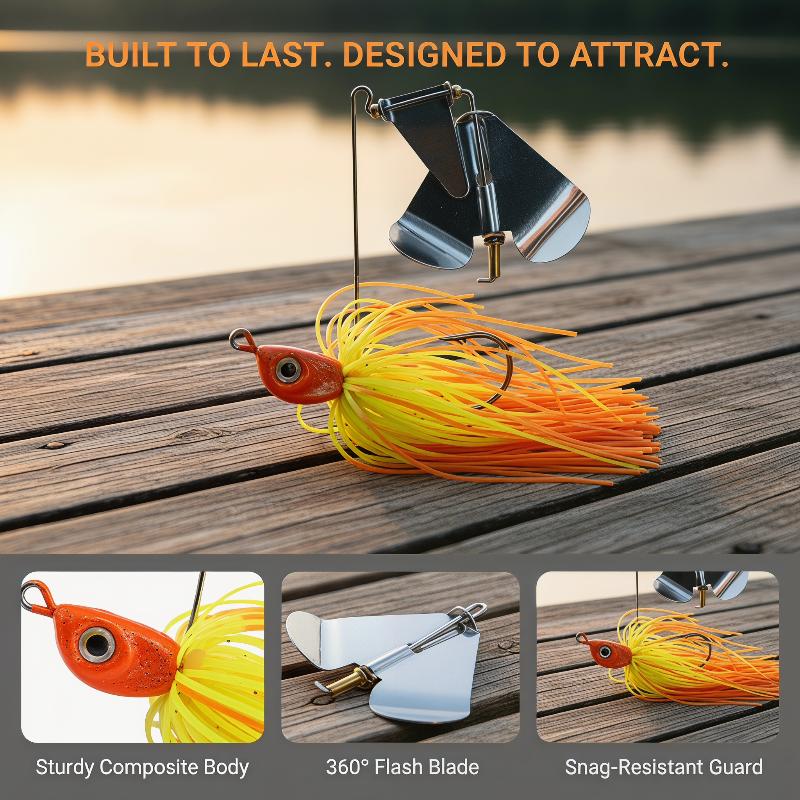 Isca de Pesca Sem Ervas para B - Fishing Lure Spinnerbait avaliação e preço