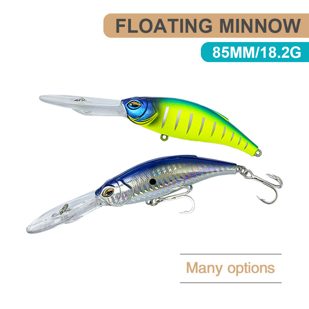 8.5cm 18.2g iscas de pesca flu - Fishing Lure Jerkbait avaliação e preço
